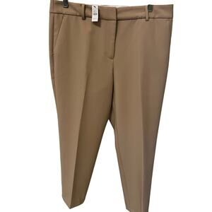 Talbots Tan Dress Pants NWT Women's Size 12 Petite Office Siren Corpcore NEW